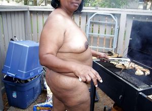fat naked black woman